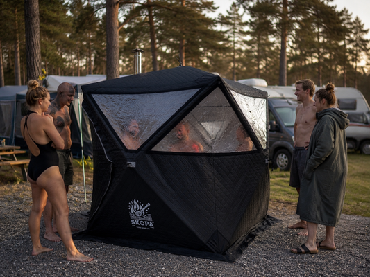 Så blir du kungen av campingen med ett bastutält