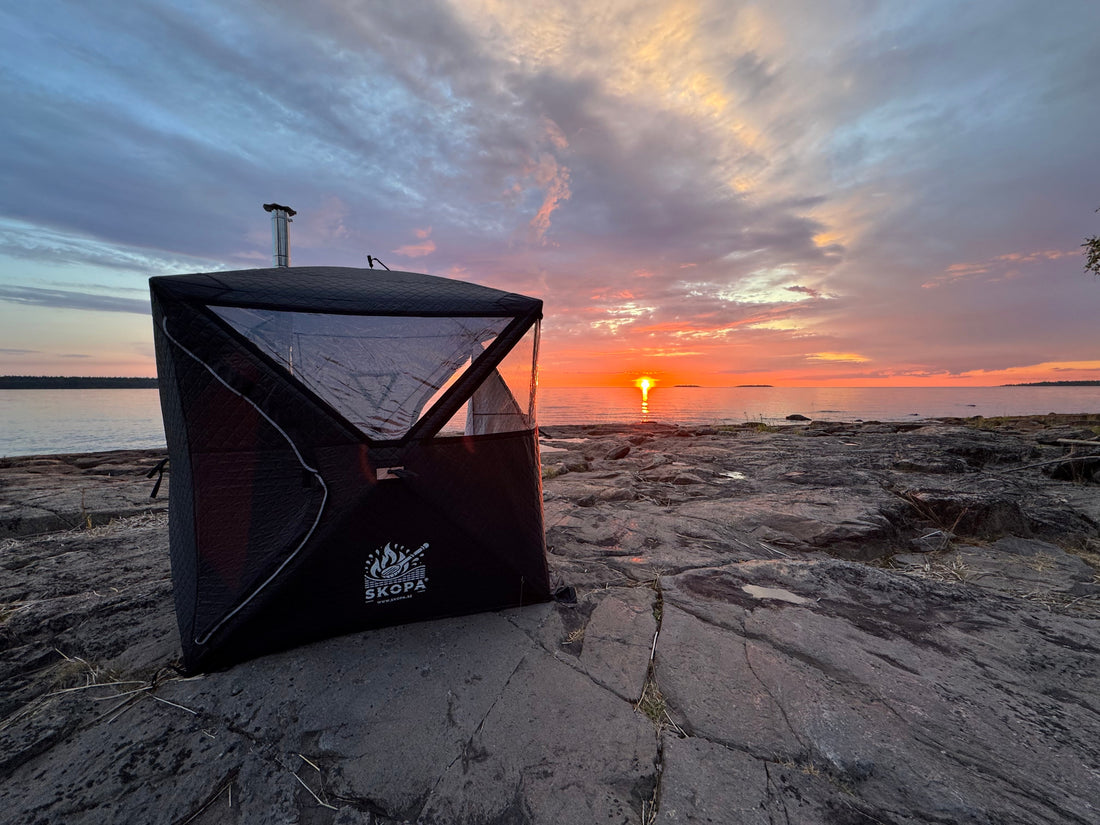 Upplev friheten med en portabel bastu från Skopa